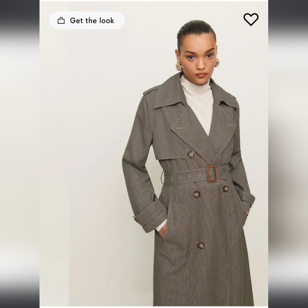 Reformation Matteo Trench Brown - Size XS - Picture 6 of 16
